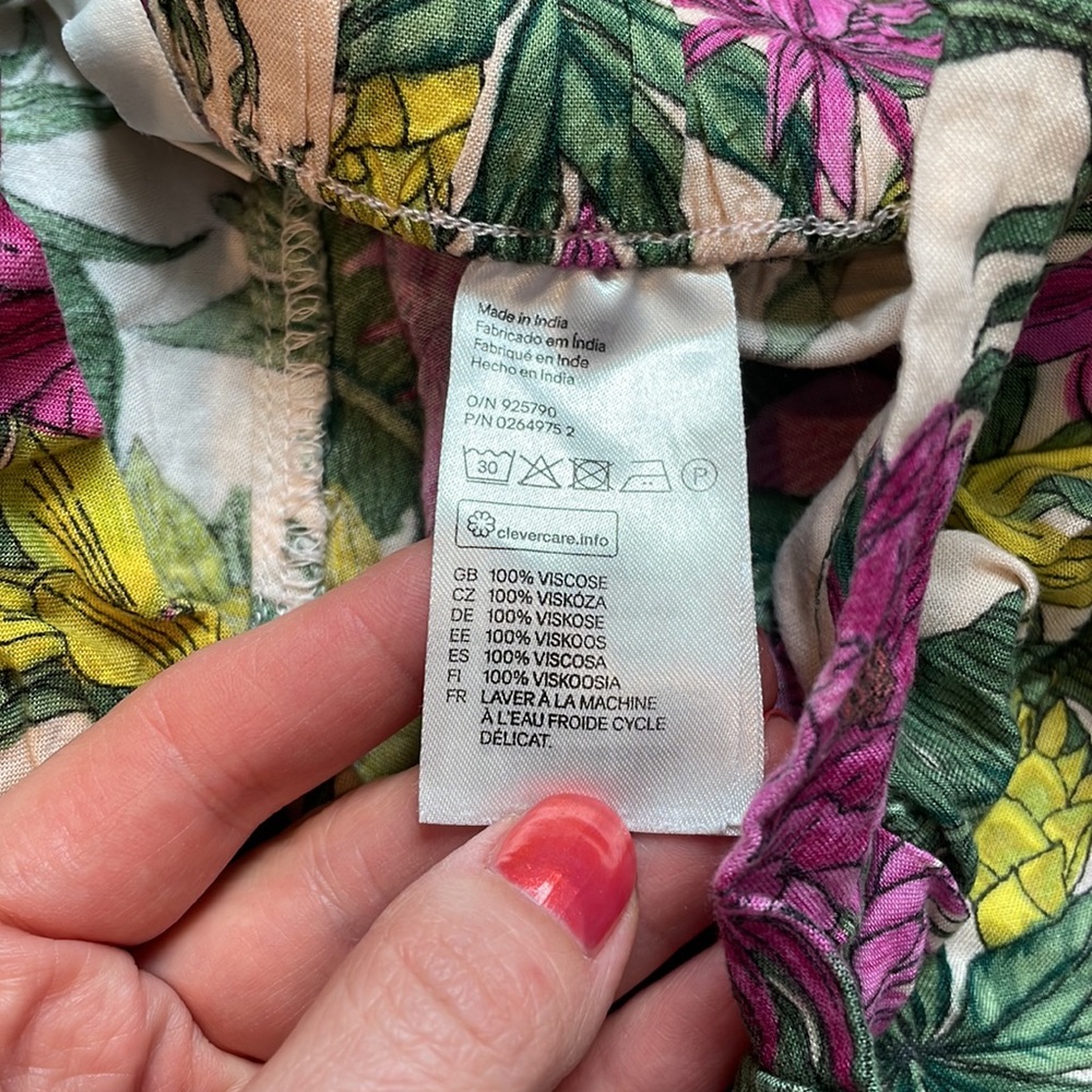 H&M boho floral pants - Picture 4 of 5